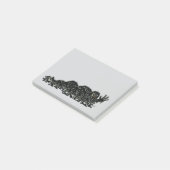 Kruipende slijm Hulk rare horror kunst Post-it® Notes (Schuin)