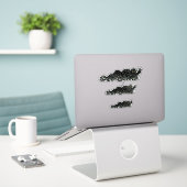 Kruipende slijm Hulk rare horror kunst Sticker (Laptop op bureau)