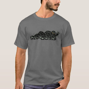 Kruipende slijm Hulk rare horror kunst T-shirt