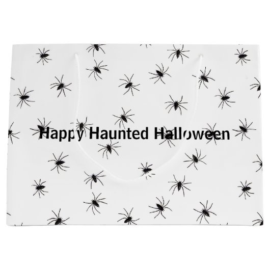 Kruipende spinnen Halloween Groot Cadeauzakje (Voorkant)