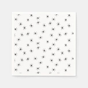 Kruipende spinnen Halloween Servet