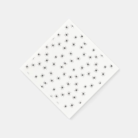 Kruipende spinnen Halloween Servet (Hoek)