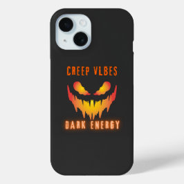 Kruipende Vibes Donkere Energie _ Trendy Horror St iPhone 15 Case
