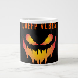 Kruipende Vibes Donkere Energie _ Trendy Horror St Grote Koffiekop