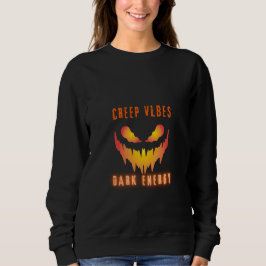 Kruipende Vibes Donkere Energie _ Trendy Horror St Trui
