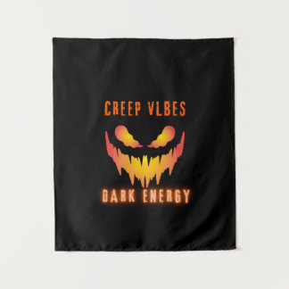 Kruipende Vibes Donkere Energie _ Trendy Horror St Wandkleed