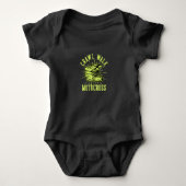 kruipende wandeling met motocross helm romper (Voorkant)