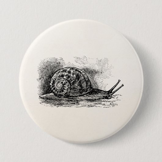 kruipslak Antiek Sjabloon Ronde Button 7,6 Cm (Voorkant)
