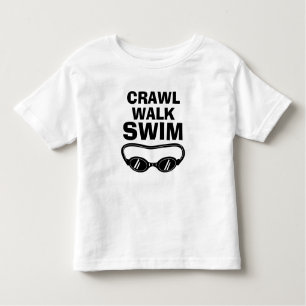 KRUIPWANDELING ZWEMMEN grappig zwemmen Kinder Shirts