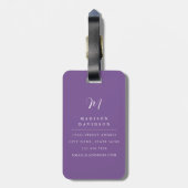 Kruis bagage label (Achterkant verticaal)