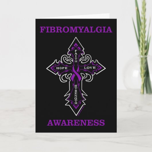 Kruis/Bewustheid... Fibro-Kaart Kaart (Voorkant)