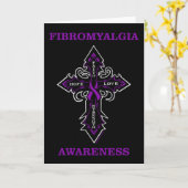Kruis/Bewustheid... Fibro-Kaart Kaart (Gele Bloem)