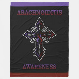 Kruis/bewustzijn.. Arachnoiditis Fleece Deken