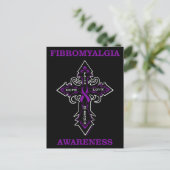 Kruis/bewustzijn...Briefkaart van Fibro Briefkaart (Staand voorkant)