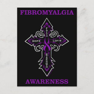 Kruis/bewustzijn...Briefkaart van Fibro Briefkaart