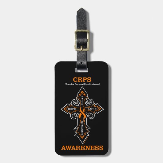 Kruis/bewustzijn...CRPS Bagagelabel (Voorkant verticaal)