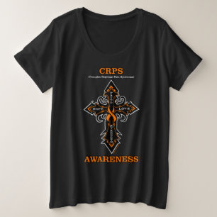 Kruis/bewustzijn...CRPS Grote Maat T-shirt