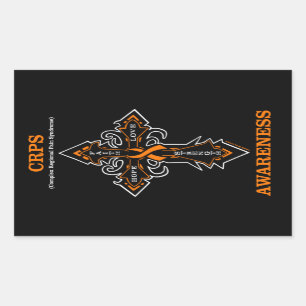 Kruis/bewustzijn...CRPS Rechthoekige Sticker