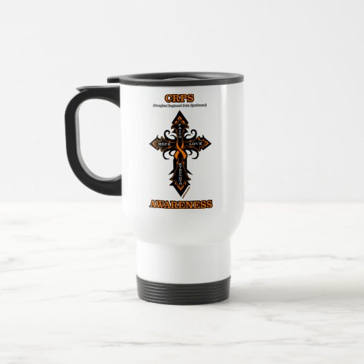 Kruis/bewustzijn...CRPS Travel Mug Reisbeker (Links)