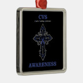 Kruis/bewustzijn...CVS Metalen Ornament (Rechts)
