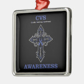 Kruis/bewustzijn...CVS Metalen Ornament (Links)