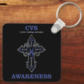 Kruis/bewustzijn...CVS Sleutelhanger (Achterkant)