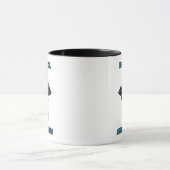 Kruis/bewustzijn.. Dystonia Two-Tone Coffee Mok (Midden)