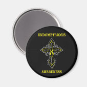 Kruis/Bewustzijn...Endometriose Magneet (Voorkant / Achterkant)