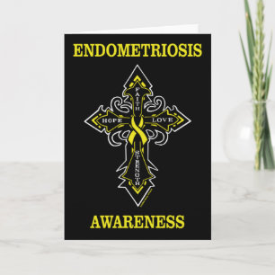Kruis/bewustzijn.. Endometriosis Card Kaart