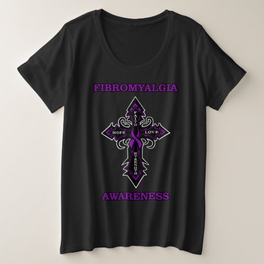 Kruis/bewustzijn...Fibro T-Shirt (Design voorkant)