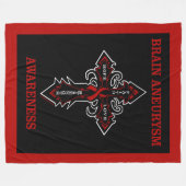 Kruis/bewustzijn... hersenzenuwstelsel fleece deken (Voorkant (Horizontaal))