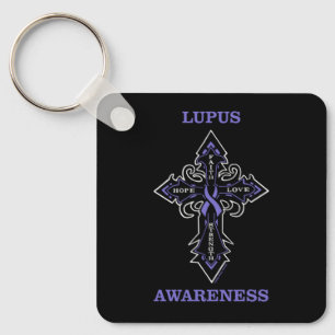 Kruis/Bewustzijn...Lupus Sleutelhanger
