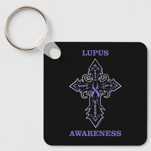 Kruis/Bewustzijn...Lupus Sleutelhanger (Voorkant)