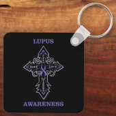 Kruis/Bewustzijn...Lupus Sleutelhanger (Achterkant)