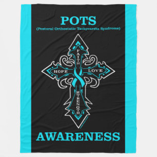 Kruis/bewustzijn.. POTS Fleece Deken