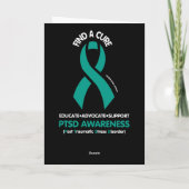 Kruis/bewustzijn...PTSD-kaart Kaart (Achterkant)