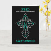 Kruis/bewustzijn...PTSD-kaart Kaart (Gele Bloem)