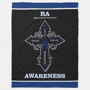 Kruis/bewustzijn...RA Fleece Deken