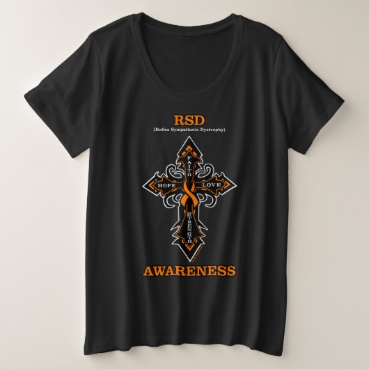 Kruis/bewustzijn...RSD Grote Maat T-shirt (Design voorkant)