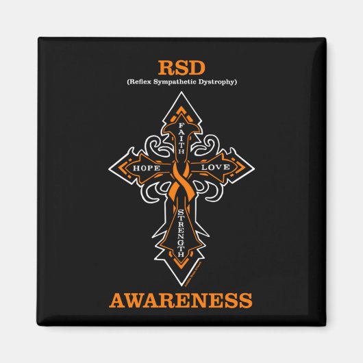 Kruis/bewustzijn...RSD Magneet (Voorkant)