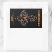 Kruis/bewustzijn...RSD Rechthoekige Sticker (Tas)