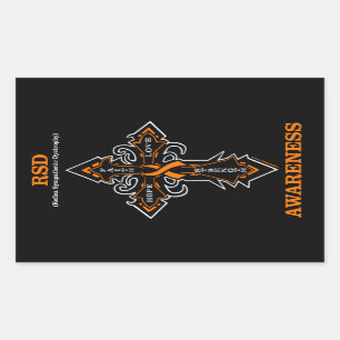 Kruis/bewustzijn...RSD Rechthoekige Sticker