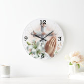 Kruis, Bidden Handen en Lelies Grote Klok (Huis)