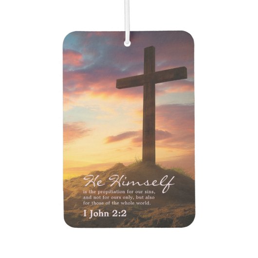 Kruis bij de schemering Bijbel Luchtverfrisser (Voorkant)