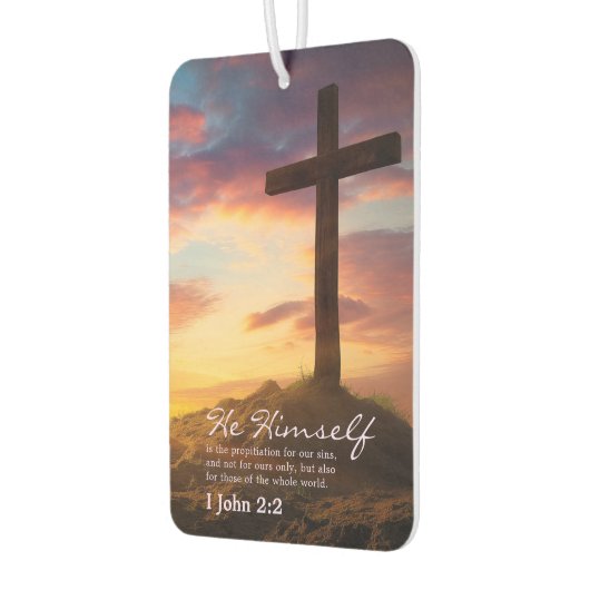 Kruis bij de schemering Bijbel Luchtverfrisser (Links)