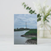 Kruis bij het water briefkaart (Staand voorkant)