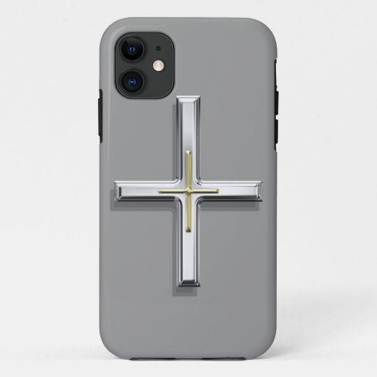 Kruis binnen een Cross iPhone 5 Hoesje (Achterkant)