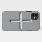 Kruis binnen een Cross iPhone 5 Hoesje (Achterkant (horizontaal))
