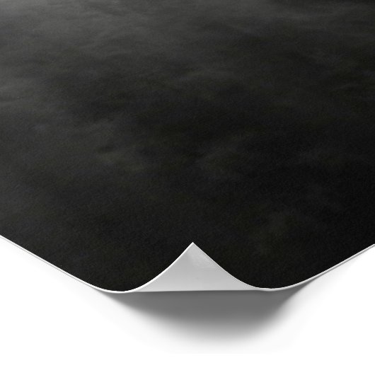 Kruis boven de Foggy-bergen Poster (Hoek)