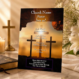 Kruis Calvarie Pasen, Doe mee met onze diensten Flyer